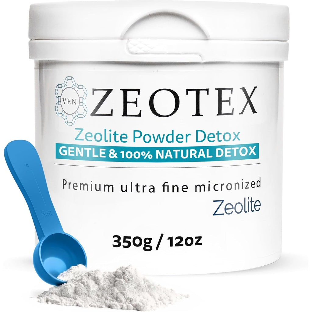 350G Zeolite Detox Powder – Clinoptilolite Supplement for Full Body Cleanse, Gut Health, Energy, Immune & Ph Support | Natural Mineral