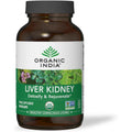 ORGANIC INDIA Liver Kidney Herbal Supplement - Detoxify & Rejuvenate, Supports Healthy Liver & Kidney Function, Vegan, Gluten-Free, Kosher, USDA Certified Organic, Non-Gmo - 180 Capsules