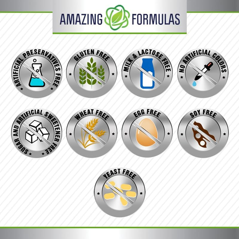 Amazing Formulas Glucosamine Sulfate 1000 Mg Capsules Supplement | Non-Gmo | Gluten Free | Made in USA (Unflavored)