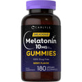 Carlyle Melatonin Gummies 10Mg | 180 Count | Adult Drug Free Aid | Berry Flavor | Vegan, Non-Gmo, Gluten Free Supplement