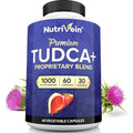 Nutrivein Premium TUDCA+ Liver Support Supplement 1000Mg - 30 Day Supply (60 Caps): TUDCA Supplement Bile Salts for Liver Wellness