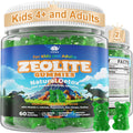Zeolite Dêtõx for Kids & Adults, Sugar Free Kids Tõxin Dêtõx Gummies W/ Chlorella, Spirulina, Minerals, Choline - Gentle Heavy Mêtâl Dêtõx for Digestive, Immune, Focus, Energy, Bone, Vegan, 120Cts