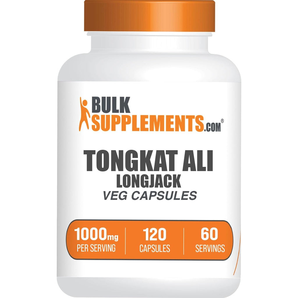 Bulksupplements.Com Longjack Extract Capsules - Tongkat Ali Extract, Tongkat Ali Supplement - Vegan-Friendly, 120 Veg Capsules (Pack of 1)