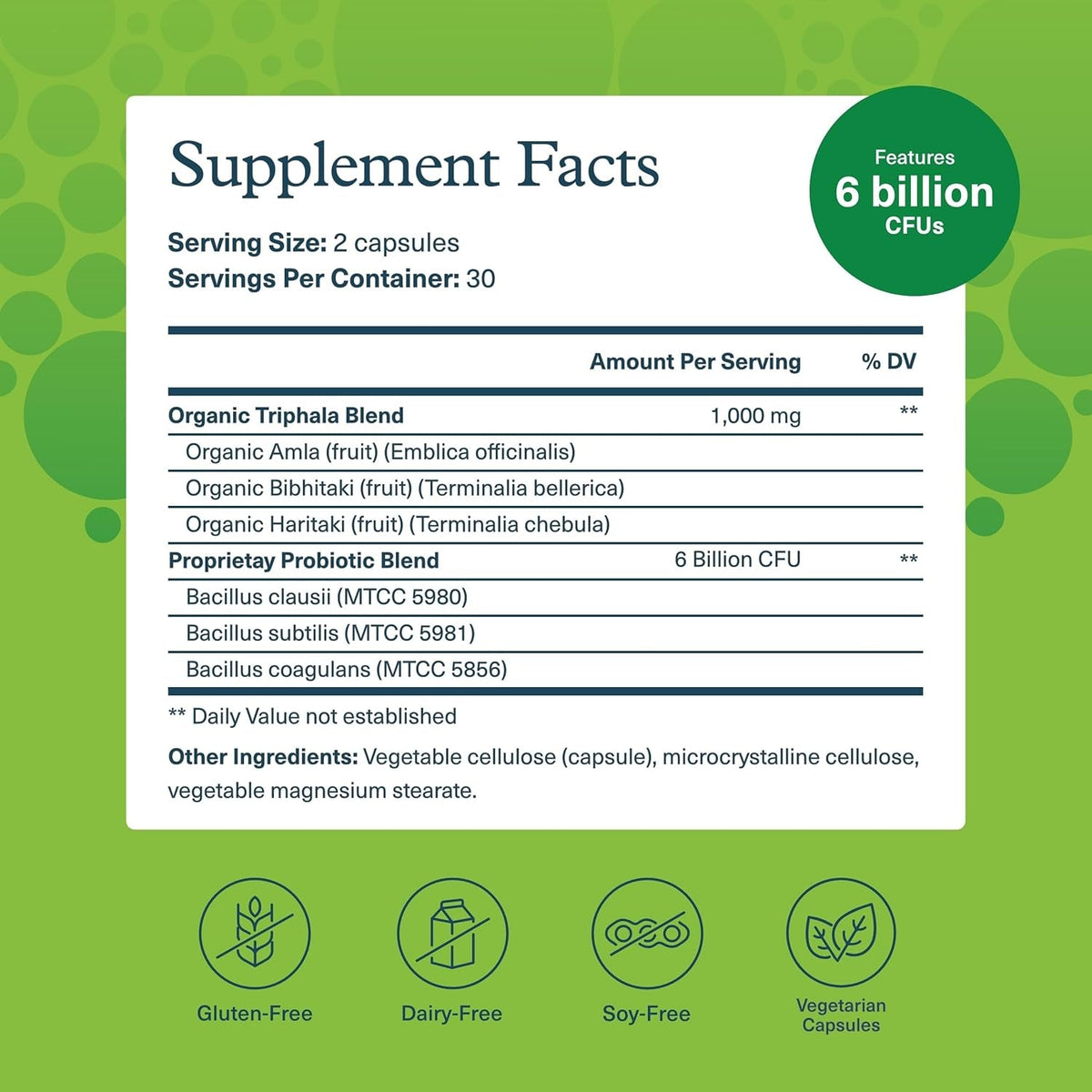 Youtheory Spore Probiotic - Helps Gut Health* - 6 Billion CFU with Prebiotics - Supports Regular Bowel Movement & Diarrhea Relief* - Shelf Stable - 60 Vegetarian Capsules (30-Day Supply)