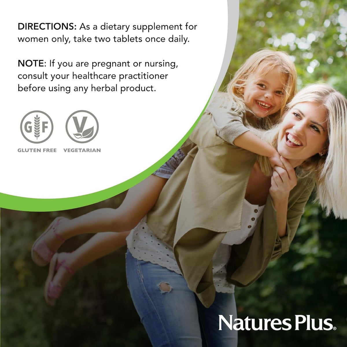 Naturesplus Source of Life Women - 60 Tablets - Multivitamin & Mineral Supplement - with Iron, Calcium, Folate & Lutein - Gluten Free, Vegetarian - 30 Servings