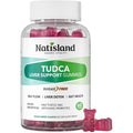 TUDCA 1000Mg Gummies, TUDCA Milk Thistle for Liver Support, with NAC, Artichoke Extract for Liver Cleanse Detox & Repair, Healthy Bile Flow & Digestion, Sugar Free Mixed Berry Flavor, 60 CT