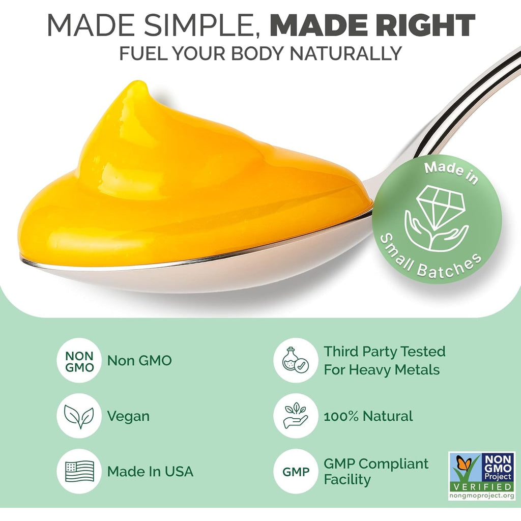 Eversmith Organics - Wildcrafted Irish Sea Moss Gel | Made in USA | Rich in Vitamins & Minerals | Sea Moss Gel Raw | Nutritional Supplement | Mango Pineapple (1 Jar)