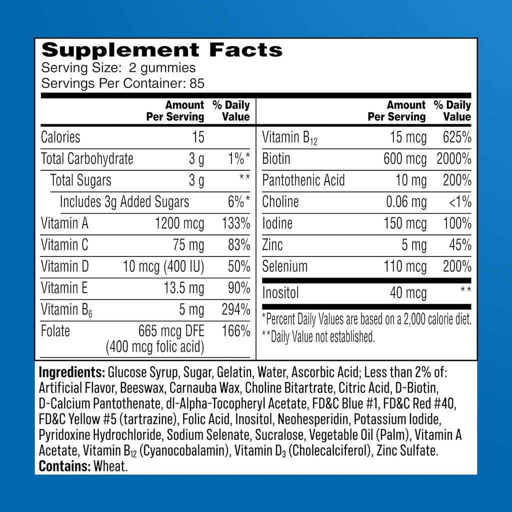 One a Day Mens Multivitamins Gummies – Multivitamin for Men with Vitamin D, Zinc, Folic Acid, Chewable Vitamin Gummies, Physical Energy Support 80 Count