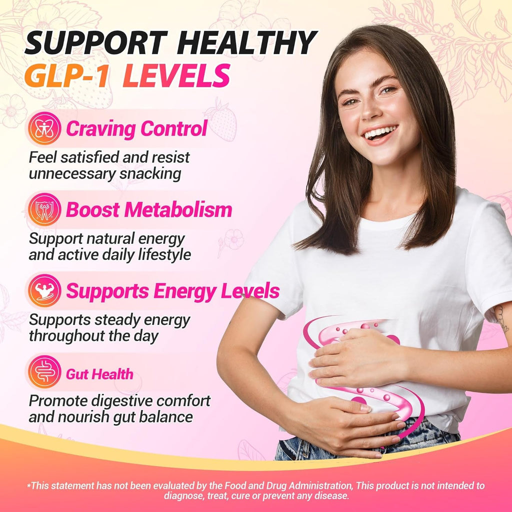 Cutting Drink Mix – Dual-Action Satiety Signaling, Energy & Digestive Health with Berberine, Chromium, FOS, Yerba Mate & 5-HTP | Vegan, Sugar-Free, Non-Gmo - 30 Sticks