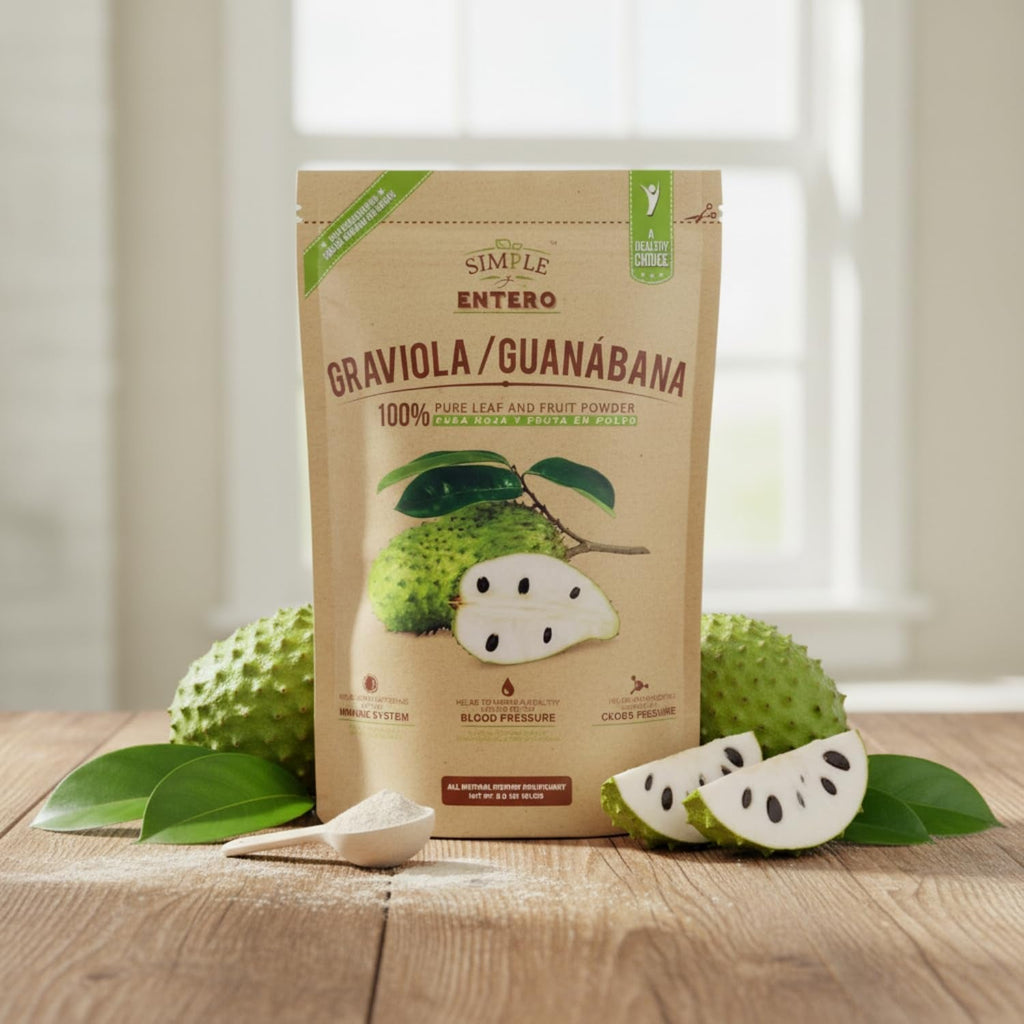 Graviola/Guanábana (Soursop) Supplement, 100% Pure Leaf & Fruit Powder, No Additives or Fillers, 8 Oz Resealable Bag