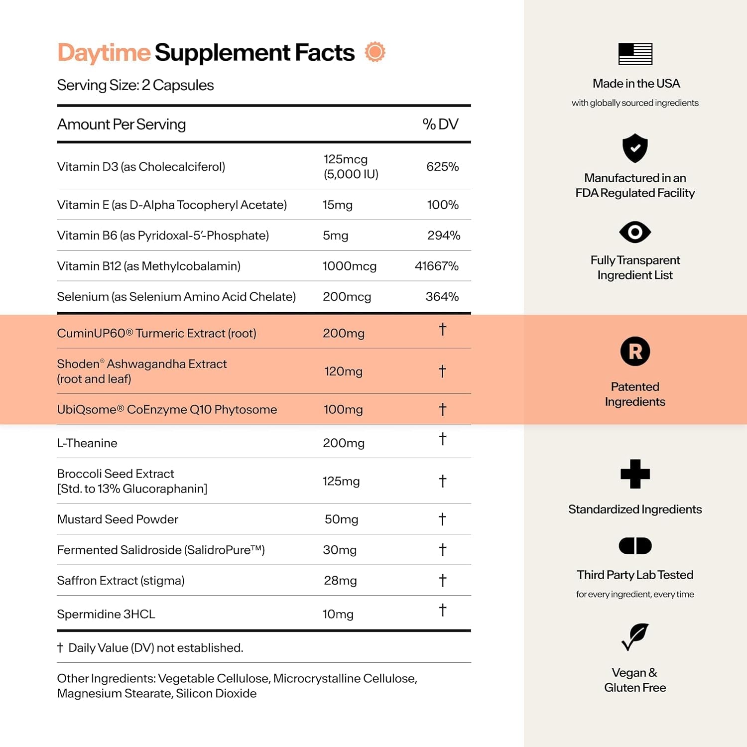 STASIS Daytime Stimulant Support Supplement for Adults with Shoden Ashwagandha, Coq10, Saffron & L Theanine, Daily Energy & Focus Capsules, No Crash, No Brain Fog, Vegan, 25 Servings, Complete Kit
