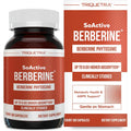 Soactive Berberine 550Mg: 9.6X Higher Absorption, Clinically Studied, Optimized Phytosome | Supports Metabolism & AMPK Activation | Non-Gmo, Soy-Free | Clinically Validated Dose | 60 Servings