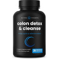 Nutrachamps Colon Cleanse & Detox for Weight Loss [14 Day Quick Cleanser] Safe & Effective Formula with Probiotic & Digestive Enzymes for Constipation Relief