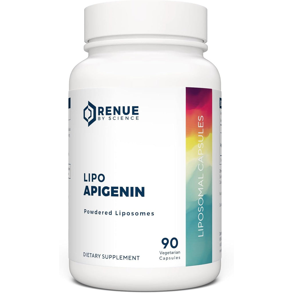Renue by Science Apigenin | High Strength Liposomal Apigenin Supplement | 90 Apagenine Capsules - 75Mg Apigenin per Serving | Non-Gmo & Allergen Free | Made in the USA Third-Party Tested