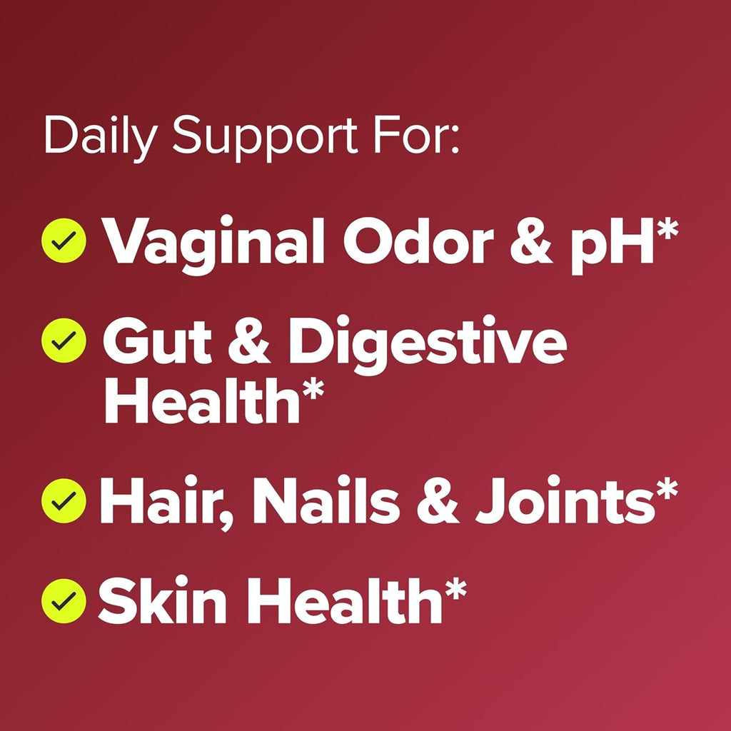 URO Women’S Probiotic + Collagen Peptides Powder – Vaginal, Skin & Gut Health in One Daily Scoop – with Hydrolyzed Collagen Peptides, Probiotic Blend, and XOS Prebiotics – 20 Servings
