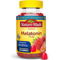 Nature Made Melatonin Gummies 2.5 Mg, 100% Drug Free Sleep Aid for Adults, Melatonin Supplement 130 Count, 130 Day Supply