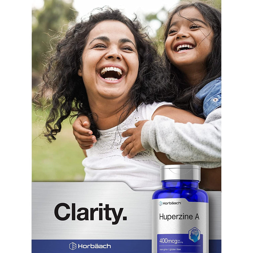 Horbäach Huperzine a 400Mcg | 180 Capsules | Non-Gmo, Gluten Free Supplement
