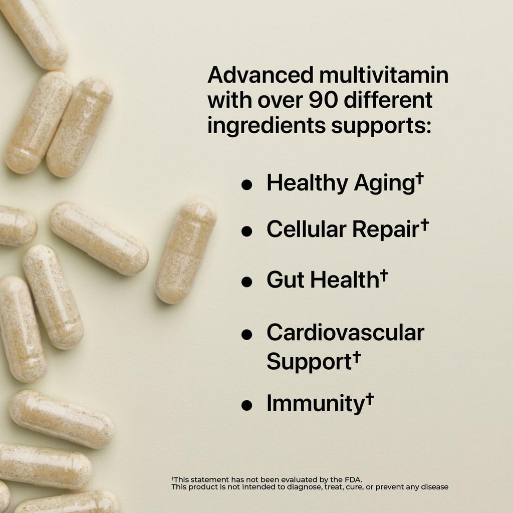 Nature'S Lab Six Daily Advanced Multivitamin - over 90 Nutrients, Minerals, Antioxidants, Herbs & Whole Foods - 180 Capsules (30 Day Supply)