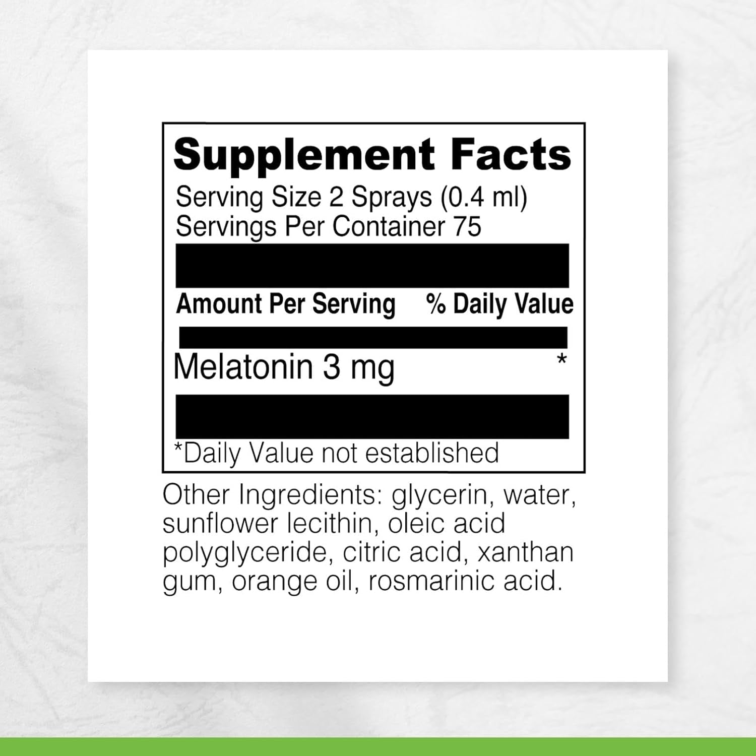 DAVINCI Labs Liposomal Melatonin Spray - Sleep Support Supplement - Bedtime Spray with 3Mg Melatonin per Serving - Fast-Acting Formula - Supports Restful Sleep - 30 Ml