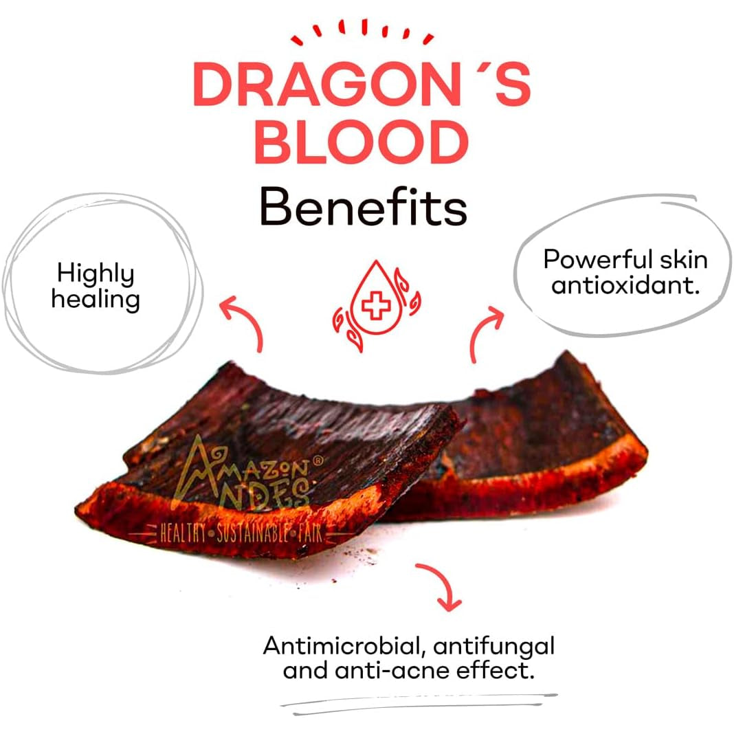 Amazon Andes Dragon'S Blood Organic Liquid Extract - Sangre De Drago Sap from Peru | Pure Sangre De Grado Wild Harvested Resin Tincture | Dragons Blood Sap | Sangre De Dragon | 1 Fl Oz (30Ml)
