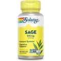 SOLARAY Sage Leaves Supplement for Women & Men - Sage Leaf Capsules, Natural Herbal Support for Immune System, 570 Mg, Non GMO - 100 Veg Caps