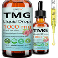 TMG Supplements 1000Mg Liquid, Extra Strength Pure TMG Betaine (Trimethylglycine) for Women Men, Support Homocysteine Balance Heart Brain & Liver Health, Vegan, Non-Gmo, Raspberry Flavor, 30 Servings