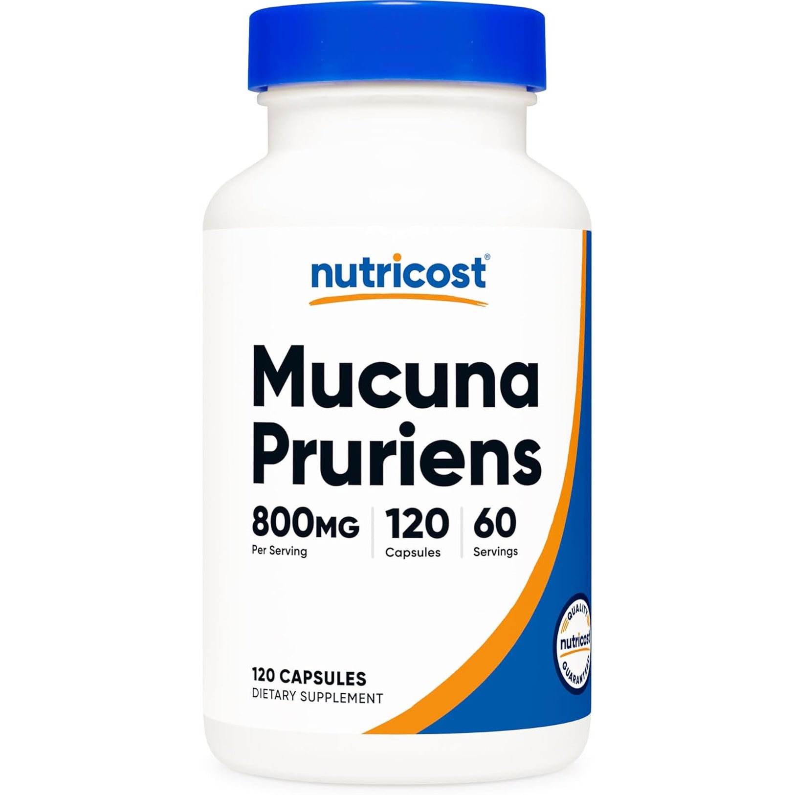 Nutricost Mucuna Pruriens 400Mg, 120 Capsules - 800Mg per Serving, Veggie Caps, from Mucuna Pruriens Seed