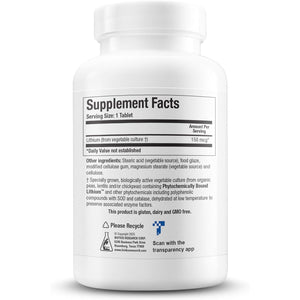 Biotics Research Li Zyme Forte Plant-Sourced, Phytochemically Bound Lithium, Supports Brain Function, Memory and Mood Support,100 Tablets