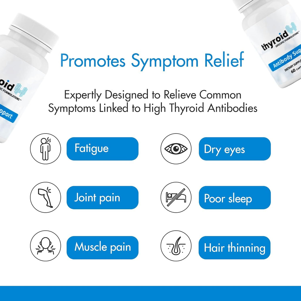 Antibody Support - Thyroid Antibody Support Combines Nigella Black Cumin Seed, Selenium and Inositol to Help Lower Thyroid Antibodies and Thyroid Cells