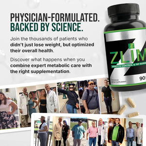 Dr. Zisman ZLIM Fiber Capsules – Fiber Supplement for Digestive & Gut Health Support – Apple Pectin, Gymnema Sylvestre & Ashwagandha – Plant-Based Dietary Supplement – 90 Veggie Capsules