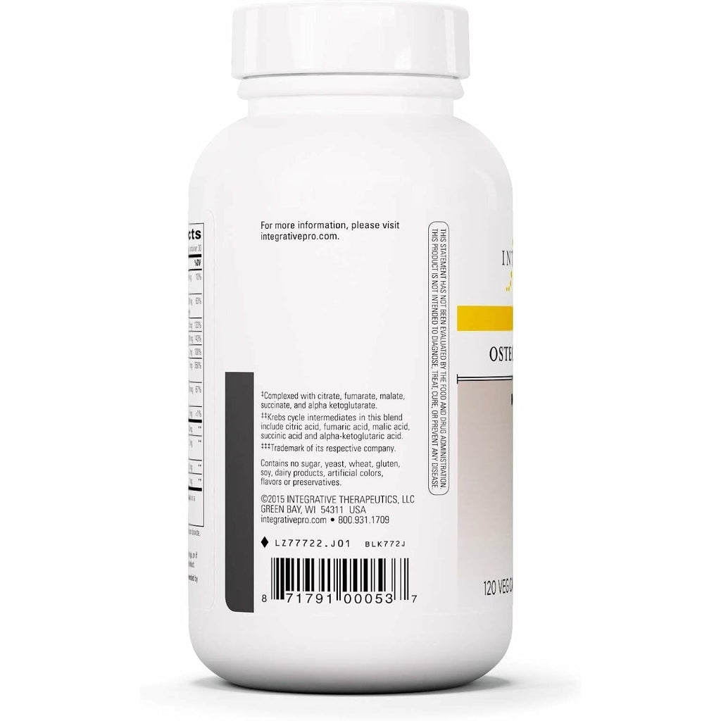 Integrative Therapeutics Osteoprime Forte - Calcium Supplement for Bone Health Support* - Nutritional Supplement for Musculoskeletal Support* - Dairy-Free & Gluten-Free - 120 Capsules (30 Servings)
