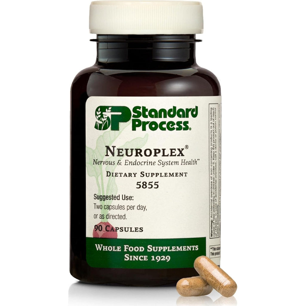 Standard Process - Neuroplex - Supports Nervous and Endocrine Systems - 90 Capsules