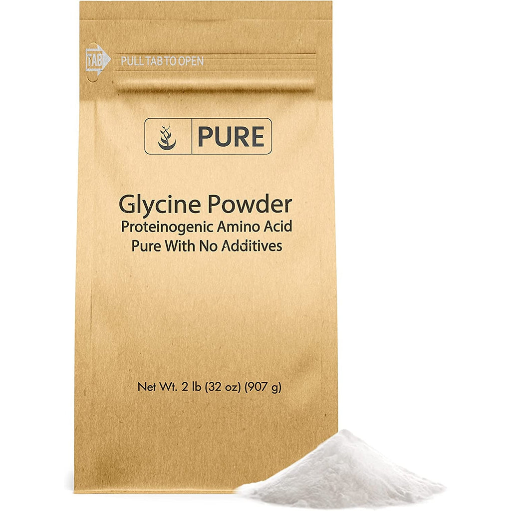 Pure Original Ingredients Glycine Powder (2Lb) Non-Gmo, Non-Essential Amino Acid, Allergen-Free