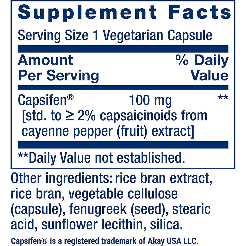 Life Extension Thermo Weight Control – Encourages Fat Burning, Healthy Weight Loss & Thermogenesis – Patented Capsaicin Extract – Weight Management – Gluten-Free – 60 Vegetarian Capsules