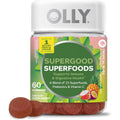 OLLY Supergood Superfoods Gummies, Supports Immune System & Digestive Health,* 15 Superfoods, Prebiotics, Vitamin C, Tropical Bliss Flavor, 20 Day Supply - 60 Count