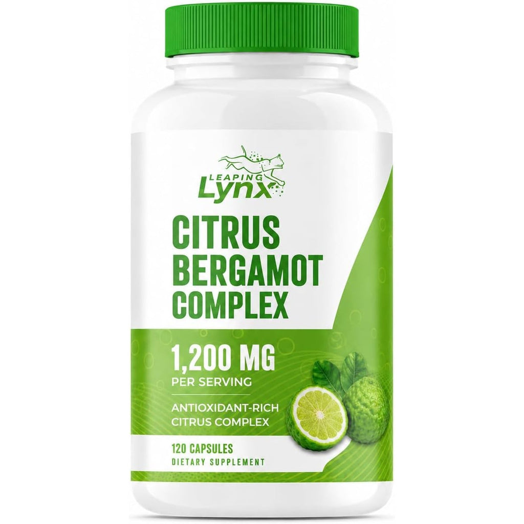 Citrus Bergamot 1200 Mg – Heart & Cholesterol Support Supplement | 120 Capsules (60-Day Supply) | Antioxidant-Rich Extract for Circulatory & Metabolic Wellness | Non-Gmo