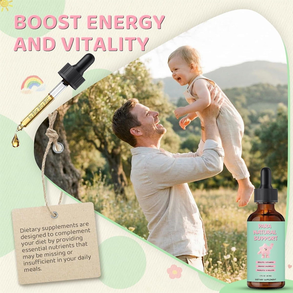 Parasite Cleanse for Humans & Kids,Parasite Cleanse Liquid Drops with Wormwood, Black Walnut, Clove, Zeolite, Organic Chlorella, Oregano & Probiotics – Alcohol-Free, 2 Fl Oz (30 Servings)