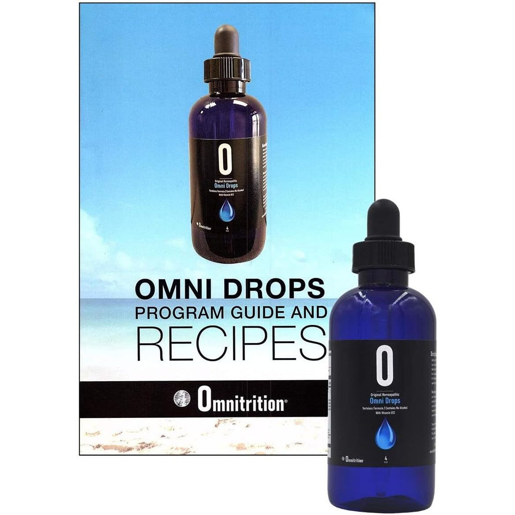 Omni Drop Program Bundle of 3 Products - the "Get Started Package" Includes Omni Drops Diet Drops with Vitamin B12 - 4 Ounce Bottle with Program Guide, Omni IV with Glucosamine, Omnitrim Nite Lite