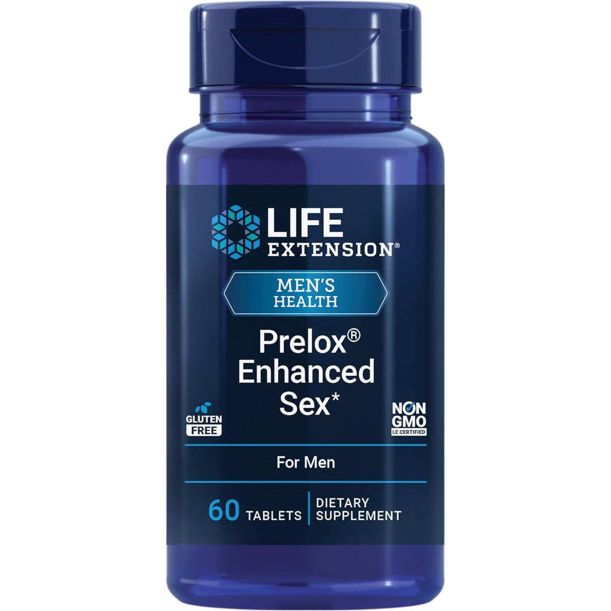 Life Extension Prelox Enhanced Sex – French Maritime Pine Bark Extract, L-Arginine – Male Sexual Health, Promotes Male Blood Flow – Gluten-Free, Non-Gmo – 60 Tablets