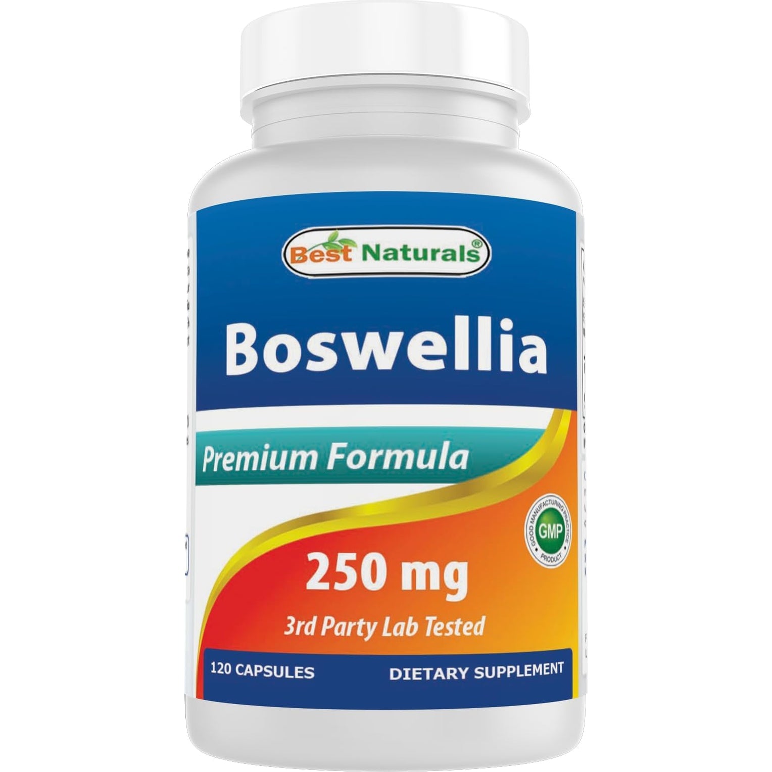 Best Naturals Boswellia Serrata Joint Health 250 Mg 120 Capsules - Standardized to 65% Boswellic Acid (120 Count (Pack of 1))