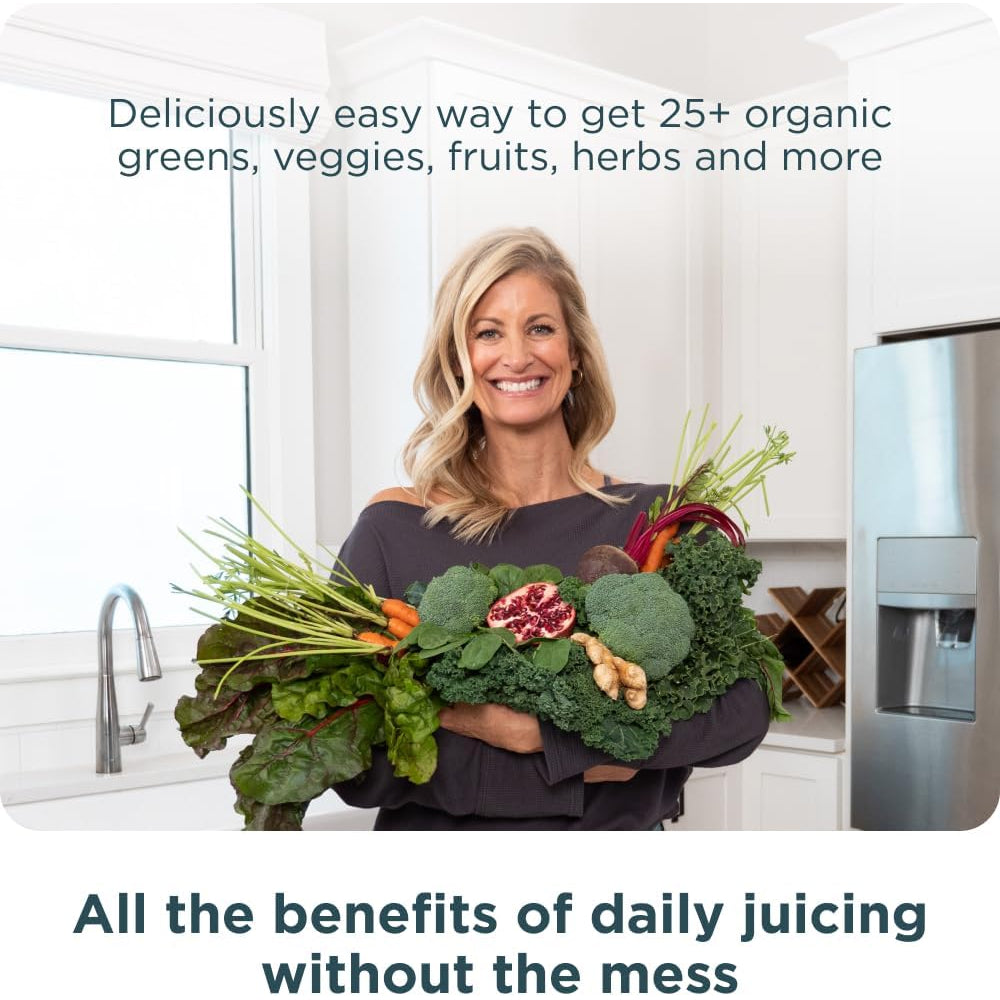 Ancient Nutrition Supergreens Powder with Probiotics, Organic Berry Flavor Greens, Made from Real Fruits, Vegetables and Herbs, Digestive and Energy Support, 25 Servings, 6.7Oz