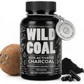 Wild Foods Activated Charcoal Capsules | 100% Organic Coconut Shells Active Tablets | Lab Tested & Non-Gmo Pills | Made in USA (120 Capsules)