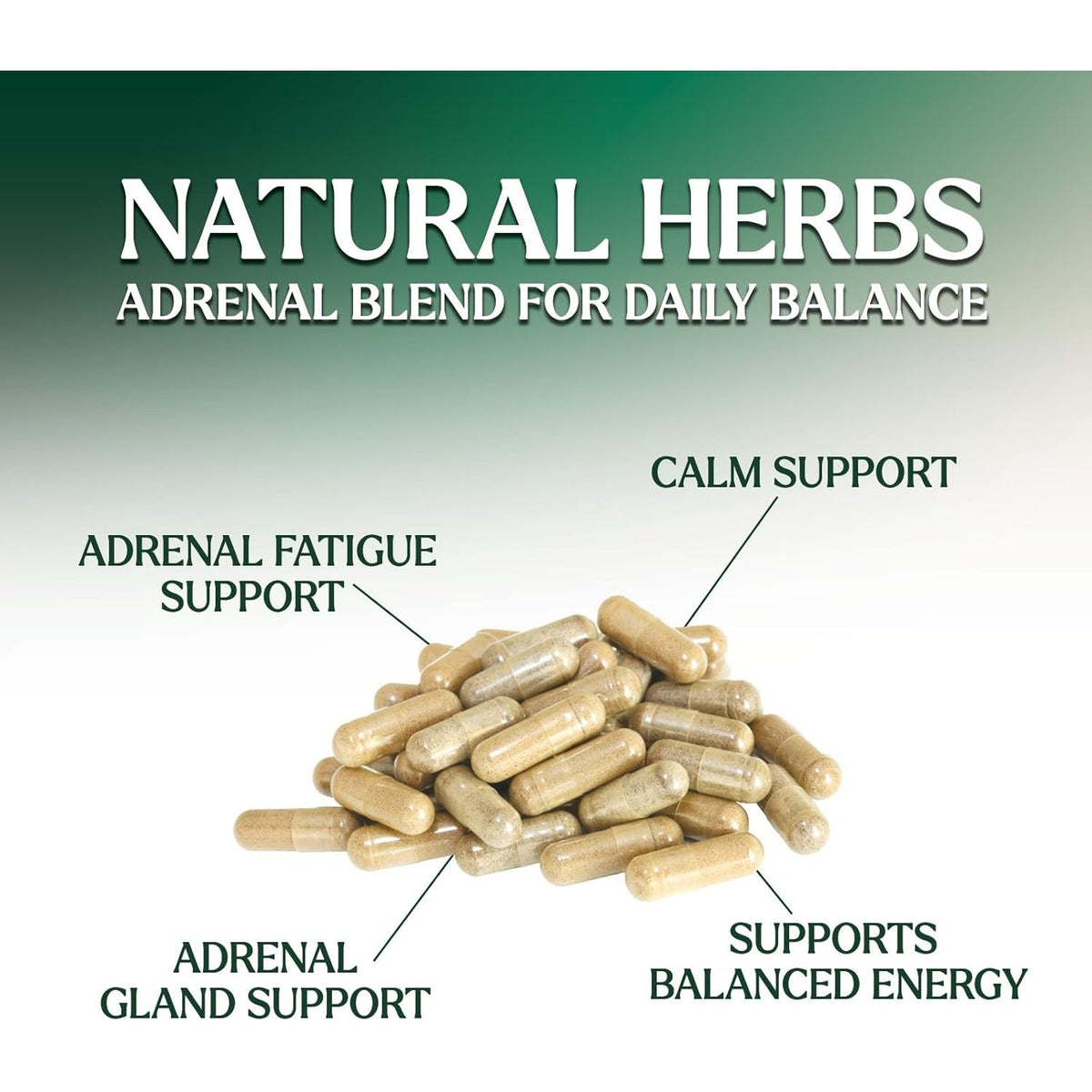 Nature'S Nutrition Adrenal Support Supplements Cortex Complex, Best Energy Supplement, Supports Health & Energy Levels, Daily Ashwagandha for Women & Men, Supports Immune System, 120 Capsules
