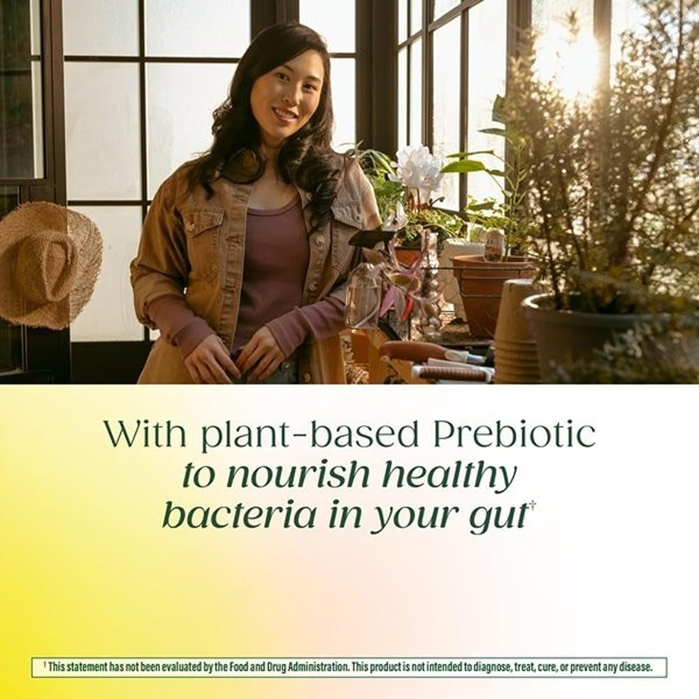 Megafood Womens Probiotic + Prebiotic - Gluten-Free Prebiotics and Probiotics for Women, Supports Digestive Health & Regularity, Vaginal Probiotics for Healthy Ph Levels, Vegetarian - 30 Capsules