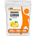 Bulksupplements.Com Organic Lemon Powder - Natural Vitamin C Source, Fruit Powder, Lemon Flavoring - Gluten Free, 450Mg per Serving, 250G (8.8 Oz) (Pack of 1)