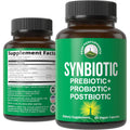Synbiotic = Prebiotic + Probiotic + Postbiotic 3-In-1 Supplement with Clinically Tested Ingredients - Pre and Probiotics plus Important Tributyrin Corebiome for Gut - 60 Vegan Capsules for Women + Men
