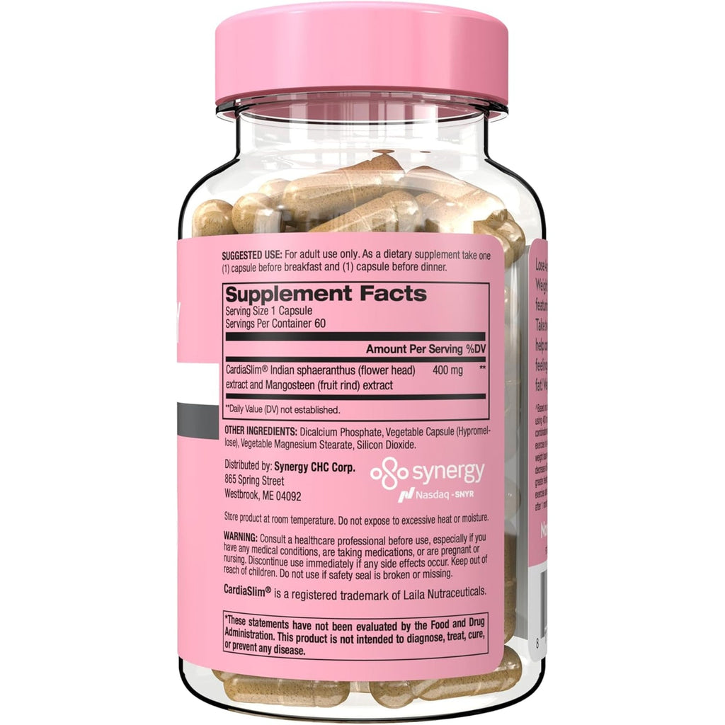 Flat Tummy Weight Loss Accelerator – Clinically Proven Fat Burner & Appetite Suppressant for Women, Post GLP-1 Supplement – Achieve a Slimmer Waist & HIPS – 60 Capsules