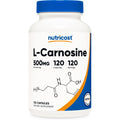 Nutricost L-Carnosine 500Mg, 120 Capsules - Gluten Free & Non-Gmo