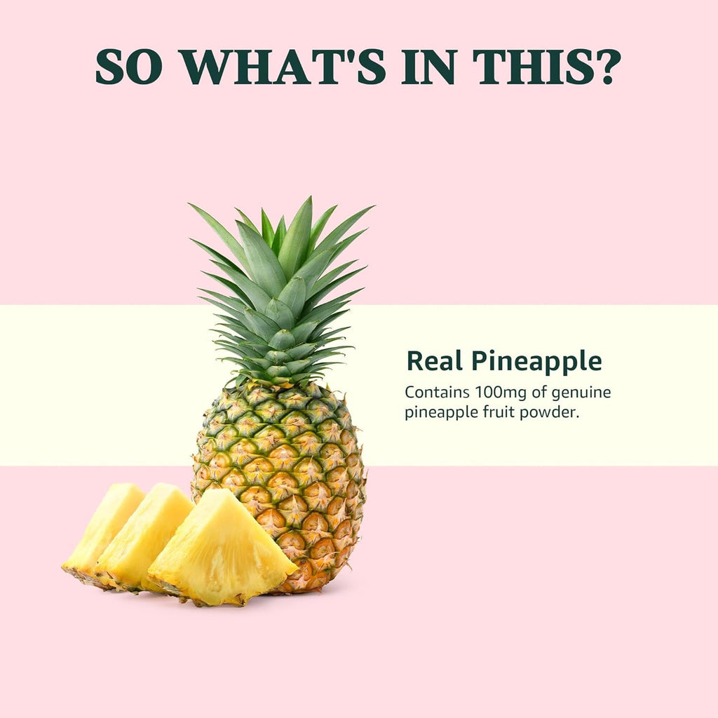 Premium Feminine Balance Gummies for Women - Pineapple Gummies for Women PH Balance Vaginal Probiotics for Women'S Health & Wellness, Vegan, Gluten-Free, Immune Support, 30 Counts