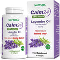 Nattura Calm Aid Lavender Oil Pills - 500Mg - 60 Softgels - 100% Natural, Helps Reduce Stress, Calming for Body & Mind, Non-Gmo, Certified Kosher